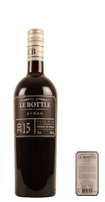 2015 Le Bottle Vin de Pays d’Oc Syrah Languedoc